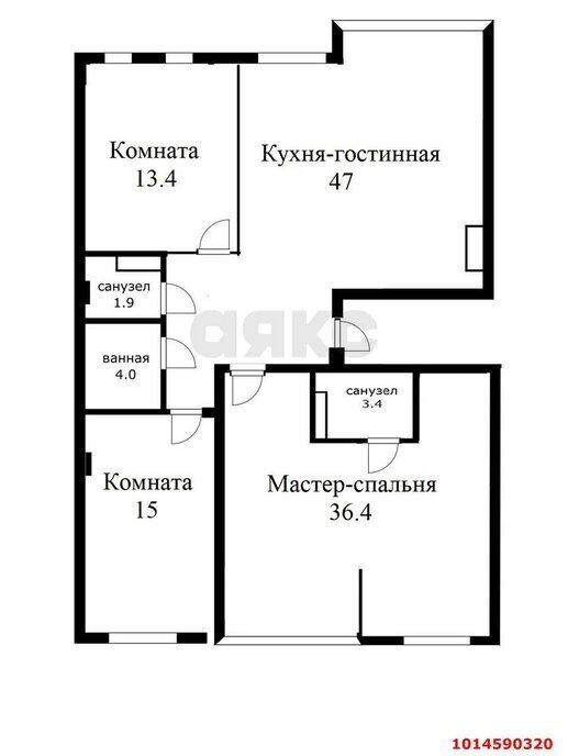 квартира г Краснодар р-н Прикубанский ул Круговая 4/1 фото 1