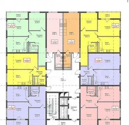 квартира г Махачкала р-н Кировский ул Даганова 135 фото 10