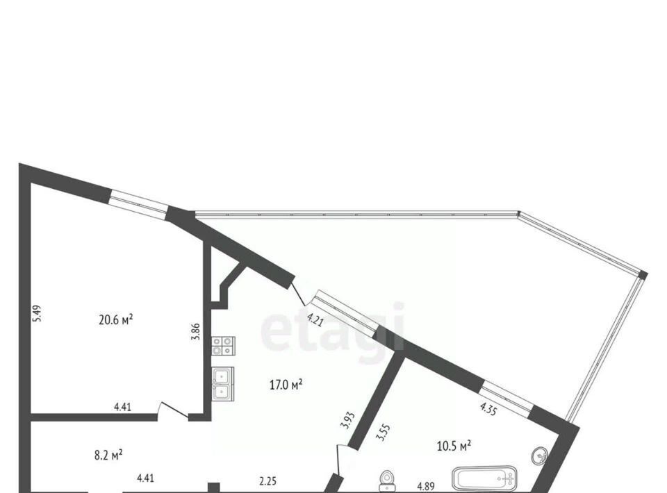 квартира г Астрахань р-н Кировский ул Бориса Алексеева 65к/2 фото 2