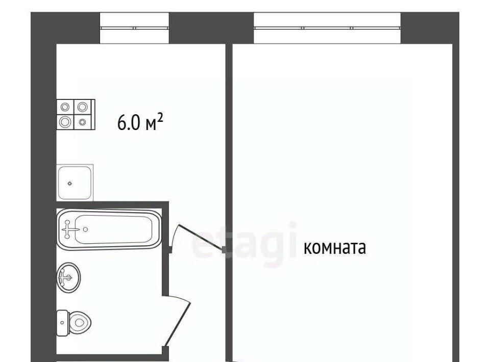 квартира г Самара Безымянка ул Гвардейская 21 фото 2