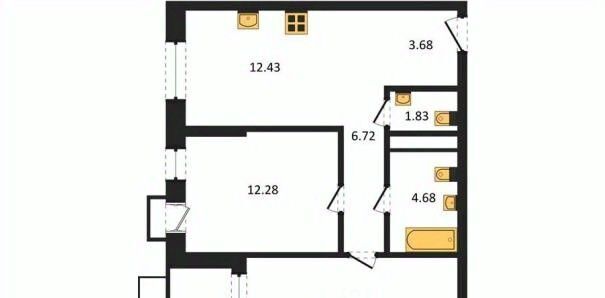 квартира г Воронеж р-н Железнодорожный наб Чуева 7 фото 1