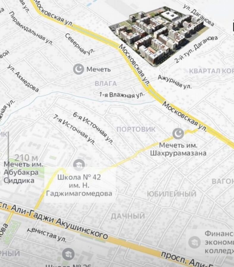 квартира г Махачкала р-н Кировский ул Даганова 139 Кировский внутригородской район фото 10