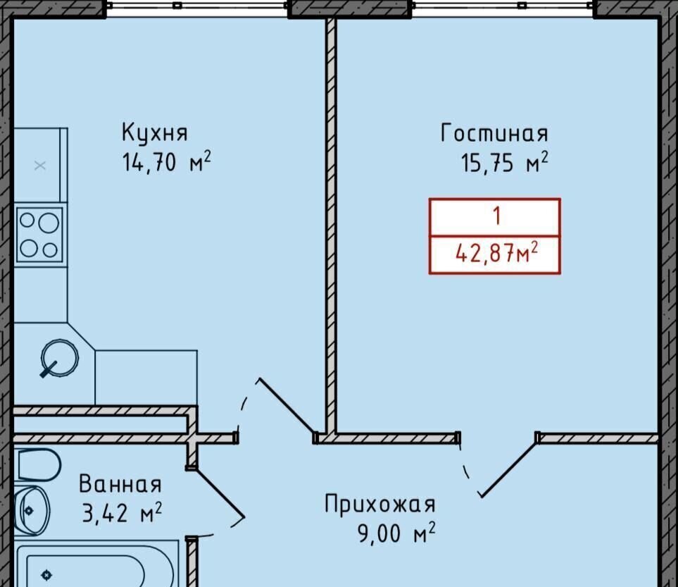 квартира г Махачкала р-н Кировский ул Даганова 139 Кировский внутригородской район фото 5