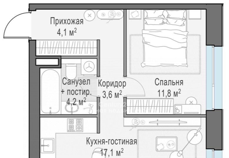квартира г Москва метро Автозаводская ул Эдуарда Стрельцова 2к/1 муниципальный округ Даниловский фото 2