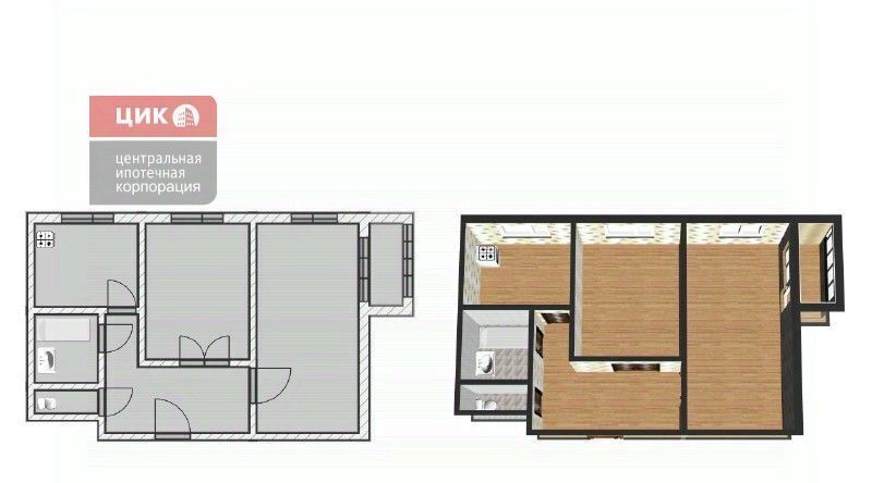 квартира г Рязань р-н Советский ул Свободы 95 фото 10