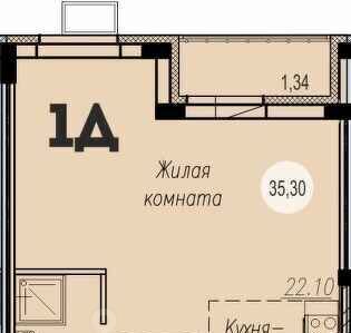 квартира г Тольятти р-н Автозаводский ул 40 лет Победы 25 фото 1