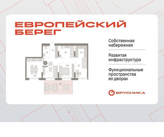 р-н Октябрьский Речной вокзал микрорайон «Евроберег» микрорайон Европейский Берег фото