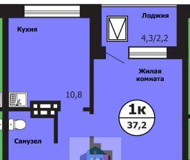 квартира г Красноярск р-н Свердловский ул Лесников 2 ЖК «Тихие зори (Красстрой)» фото 1