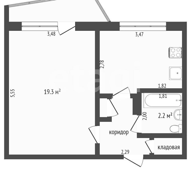 квартира г Тамбов р-н Октябрьский ул Базарная 115 фото 1