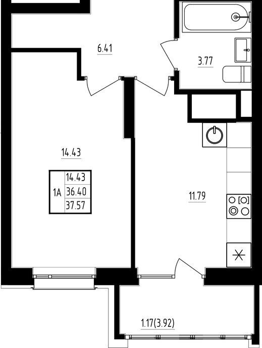квартира г Казань метро Горки р-н Советский ЖК Мечта 5 фото 1