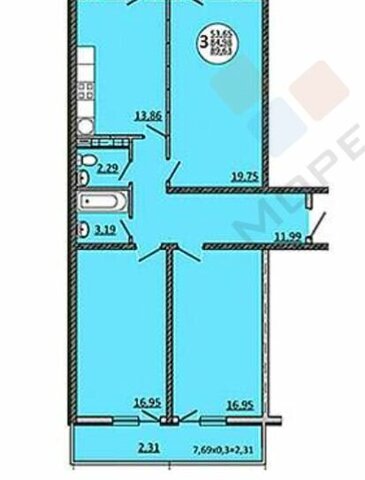 р-н Карасунский микрорайон Камвольно-Суконный Комбинат дом 11к/3 ЖК На Магистральной фото