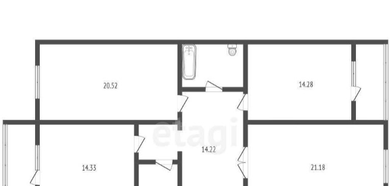 квартира г Черкесск ул Новая 11 фото 11
