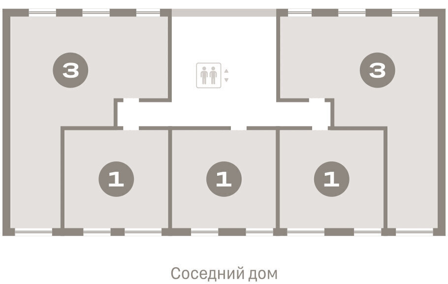 квартира г Тюмень ДОК ЖК «Октябрьский на Туре» фото 3