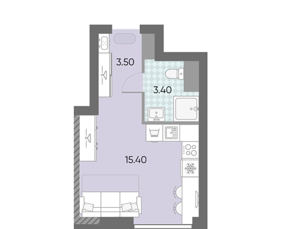 квартира г Москва метро Калужская ул Профсоюзная 84/32с 14 фото 10