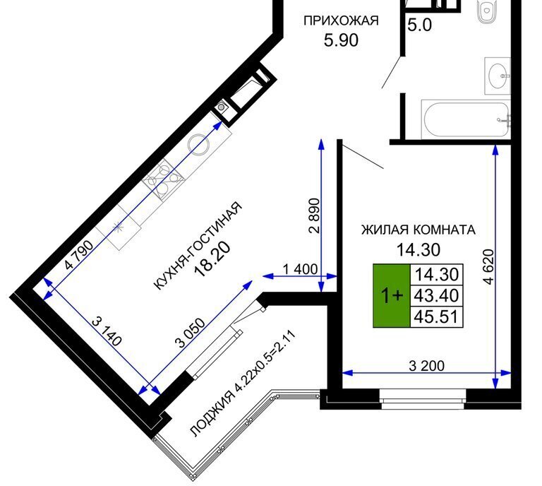 квартира г Краснодар 2-я площадка ул Ветеранов 85к/5 фото 1