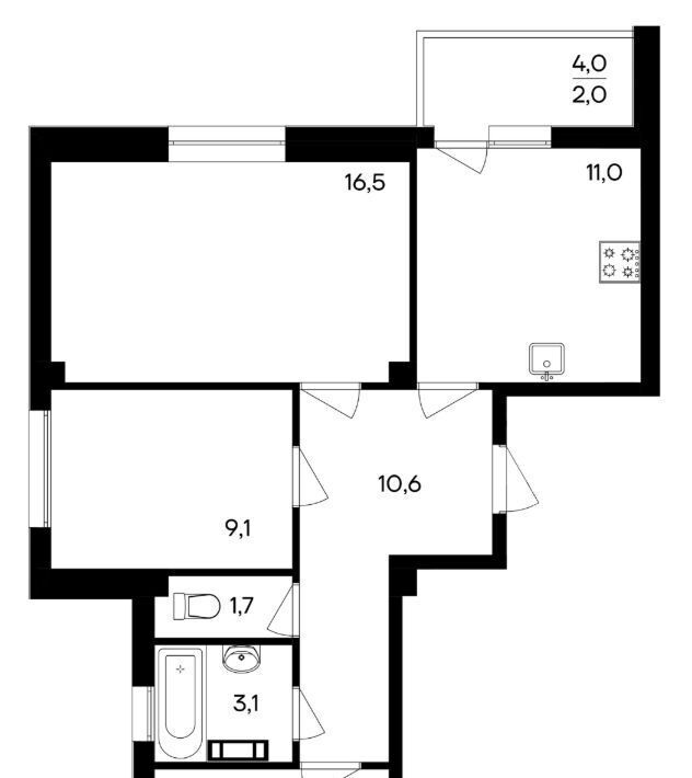 квартира г Симферополь р-н Киевский ул 51-й Армии 124 фото 1