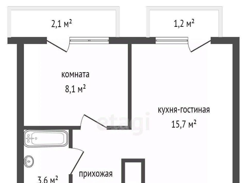 квартира г Екатеринбург Чкаловская ул Академика Ландау 7 фото 1