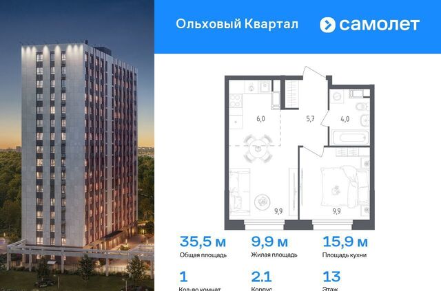 п Сосенское ЖК «Ольховый Квартал» метро Коммунарка к 2. 1 фото