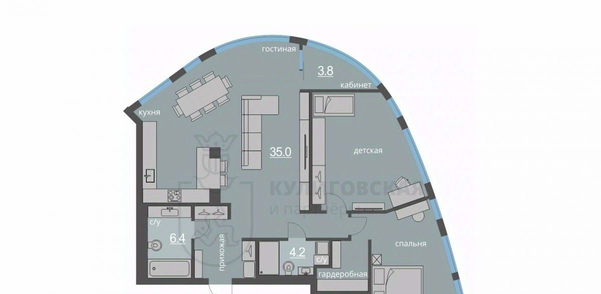 квартира г Екатеринбург Геологическая ул Радищева 24 фото 23