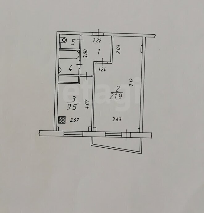 квартира г Белгород ул Есенина 8а фото 2