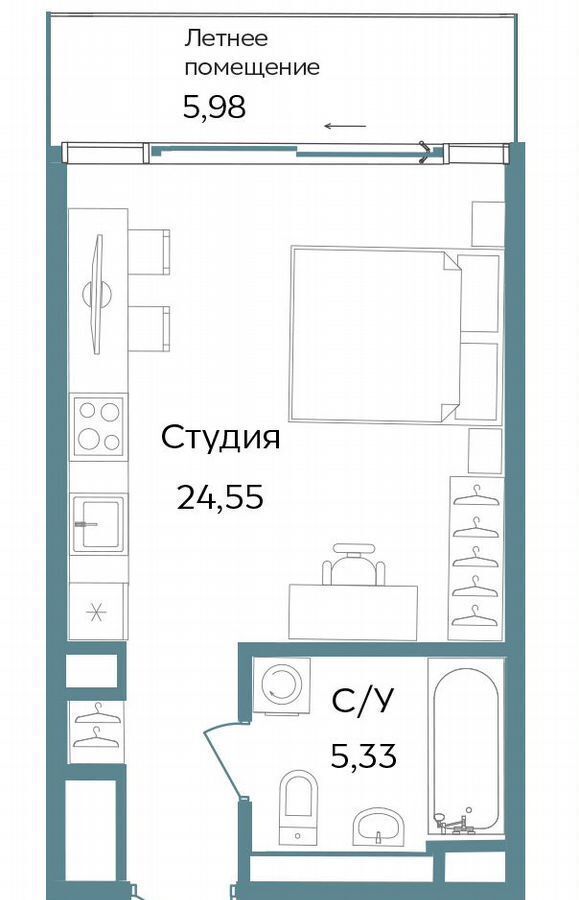 квартира г Саки ул Морская 1 фото 1