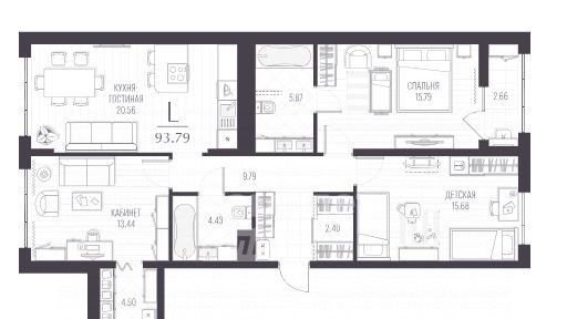 квартира г Курск ул Чехова 5 Центр м-н фото 19