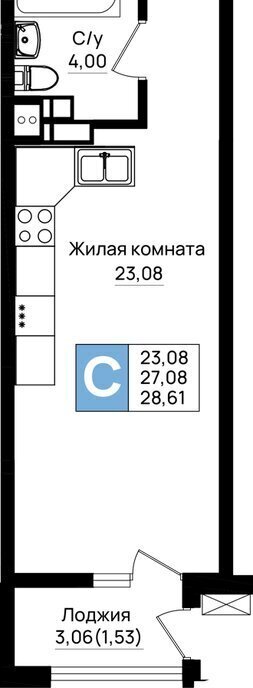 квартира г Новороссийск микрорайон 5-я Бригада фото 1
