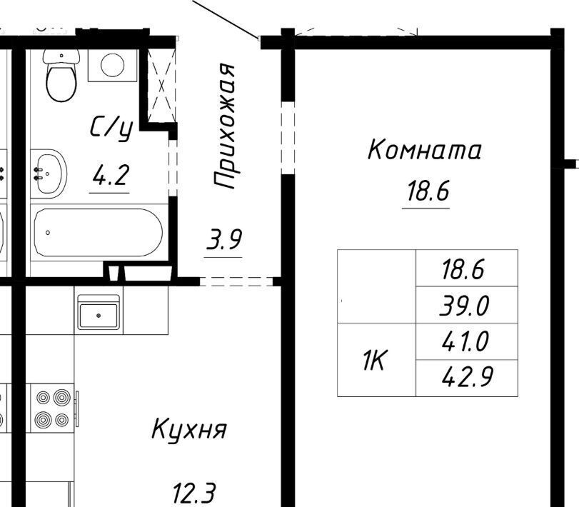 квартира г Барнаул р-н Индустриальный ул Анатолия Мельникова 1 фото 1