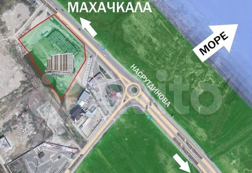 квартира г Махачкала р-н Ленинский пр-кт Насрутдинова 162 фото 7