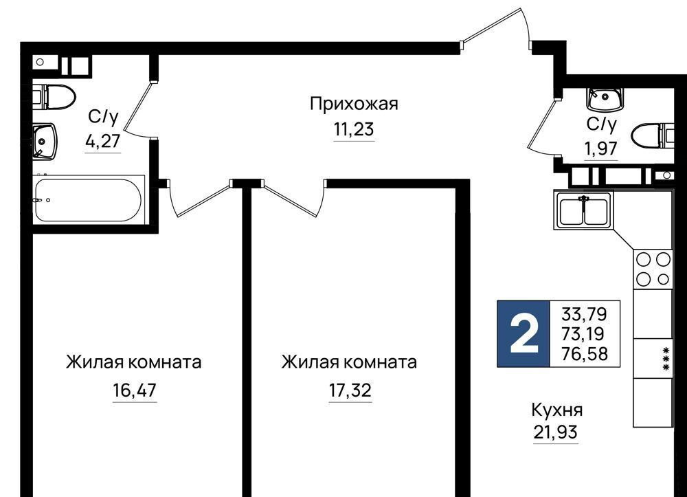 квартира г Новороссийск р-н Южный микрорайон 5-я Бригада фото 1