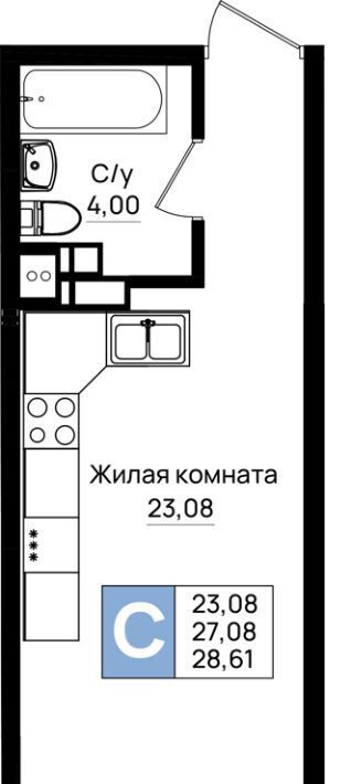 квартира г Новороссийск р-н Южный микрорайон 5-я Бригада фото 1