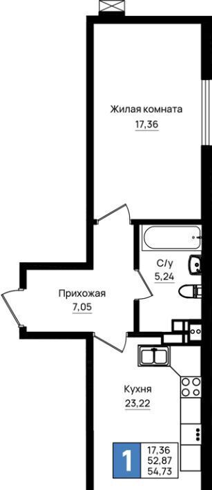 квартира г Новороссийск р-н Южный микрорайон 5-я Бригада фото 1