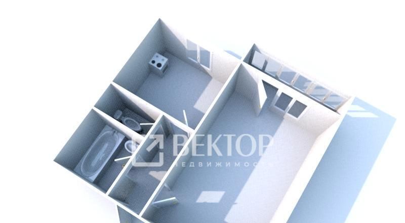 квартира г Кострома мкр Давыдовский-2 71 фото 22