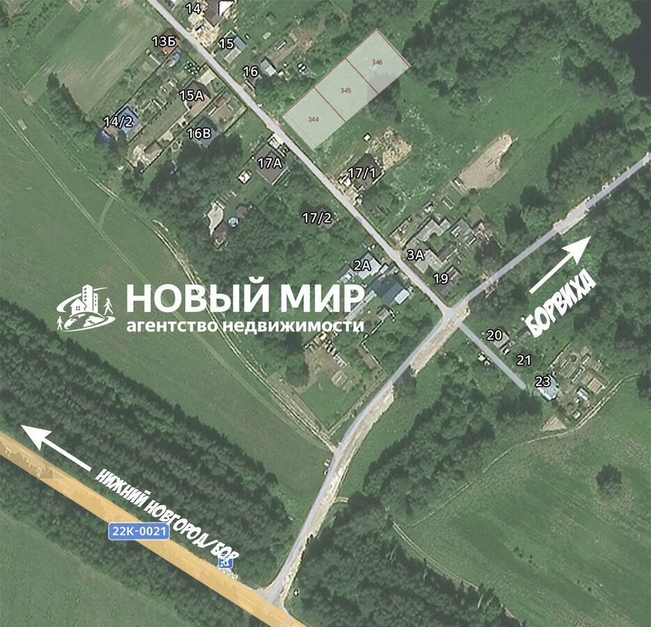земля г Бор д. Елисино фото 1