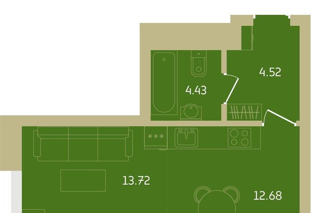 квартира р-н Советский 185-й кв-л, Апартаментов Централ Парк комплекс фото
