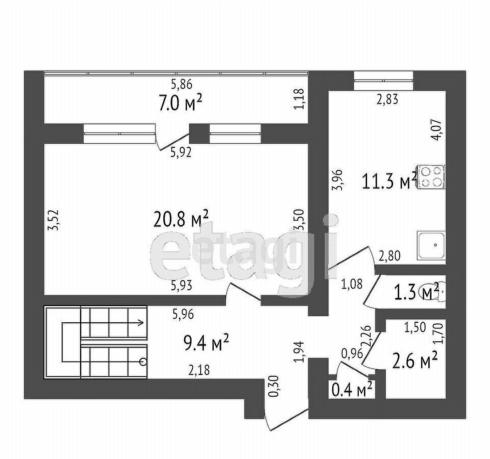 квартира г Стерлитамак Солнечный ул Коммунистическая 84 фото 20