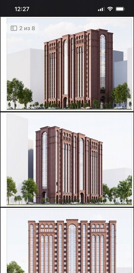 квартира г Грозный пр-т Ахмат-Хаджи Абдулхамидовича Кадырова, 185/4 фото 2