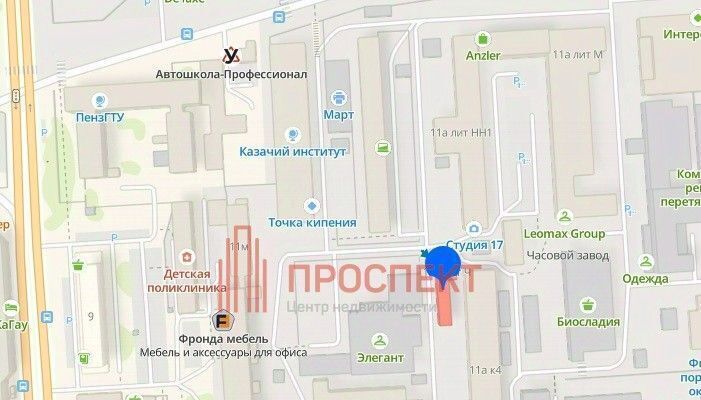 свободного назначения г Пенза р-н Октябрьский ул Гагарина 11ас/7 фото 7