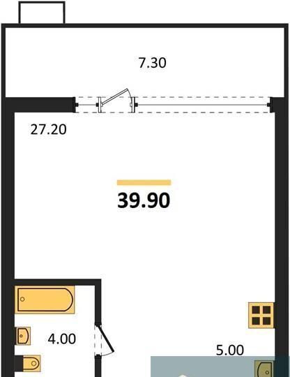 квартира г Воронеж р-н Железнодорожный ул Остужева 52/5 ЖК «Ключи CLUB» фото 1