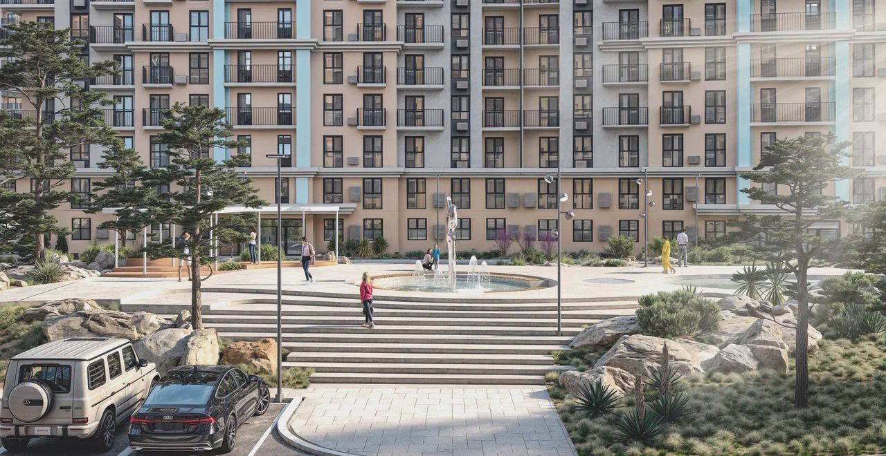 квартира г Евпатория ЖК Мойнаки в р-не озера Мойнаки, автодорога на пгт. Заозерное, стр. 9 фото 5