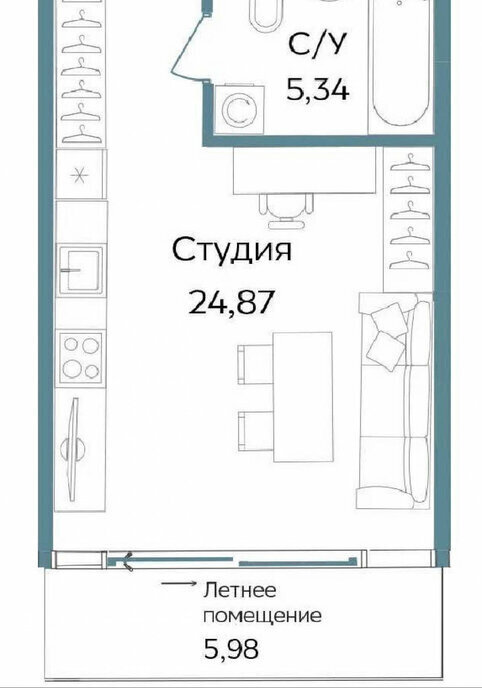 квартира г Саки TEMPO курортный кластер Темпо фото 3