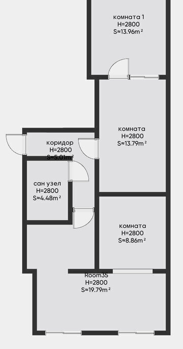 квартира г Нальчик ул Ватутина 8 фото 26