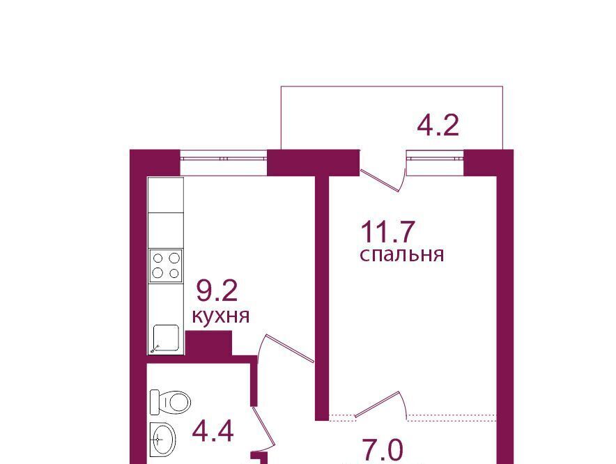 квартира г Иркутск р-н Правобережный мкр Топкинский 69 фото 1