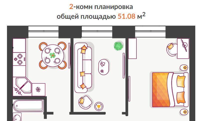 квартира г Тольятти р-н Автозаводский пер Южный жилой комплекс фото 1