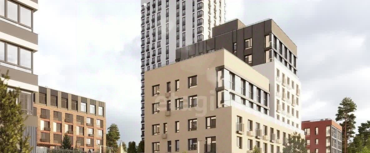 квартира г Екатеринбург Геологическая ВИЗ ЖК «Риверсайд» жилрайон фото 4