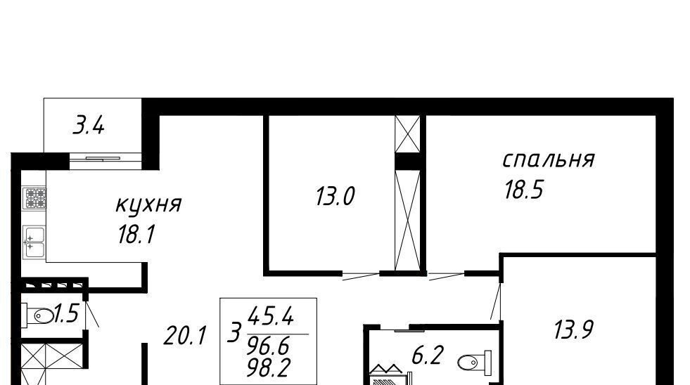 квартира г Ессентуки ЖК Озеро фото 1