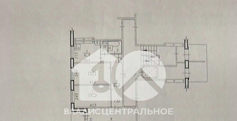 квартира г Новосибирск Гагаринская ул Кропоткина 269/1 фото 2