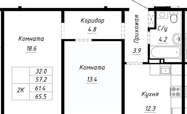 квартира р-н Индустриальный ул Анатолия Мельникова 1 фото