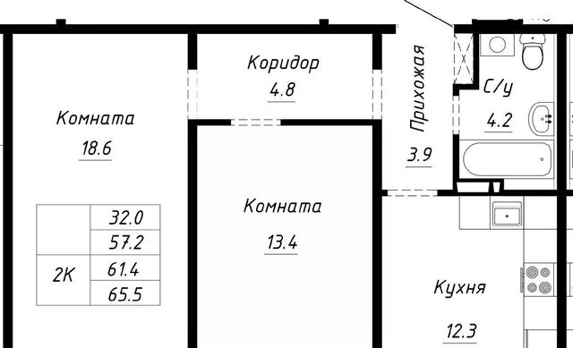 квартира р-н Индустриальный ул Анатолия Мельникова 1 фото