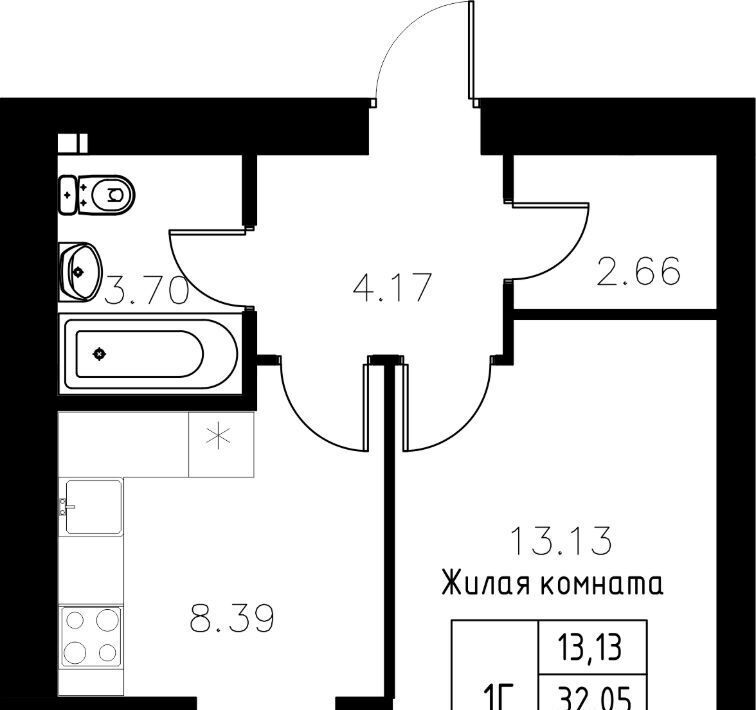 квартира г Казань ул Михаила Миля Северный Вокзал фото 1